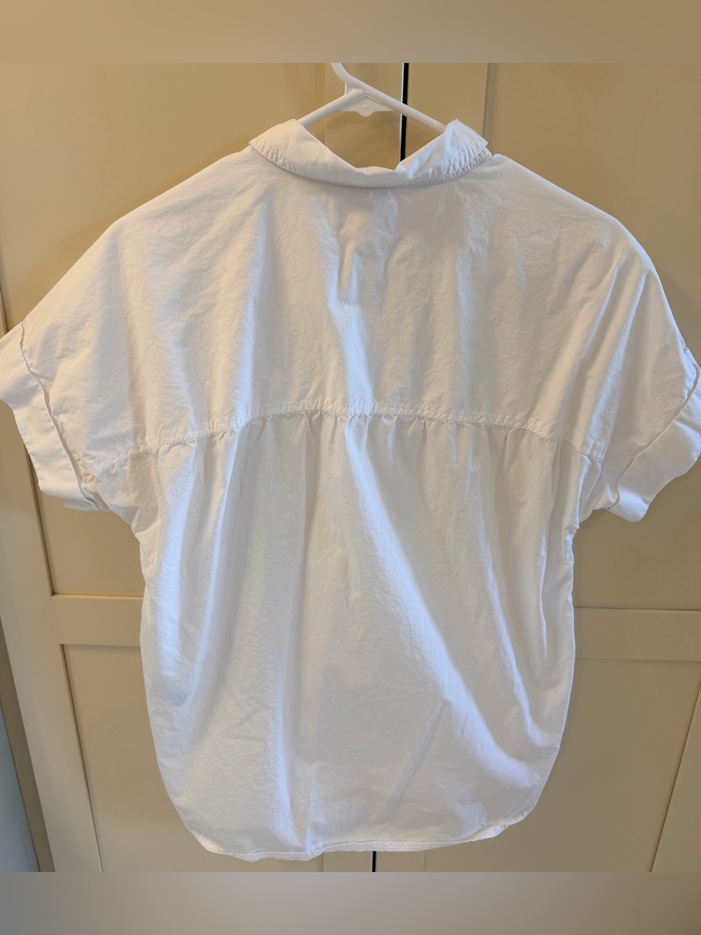 J. Crew White Short-Sleeve Button-Down Camp Shirt - Picture 5 of 5